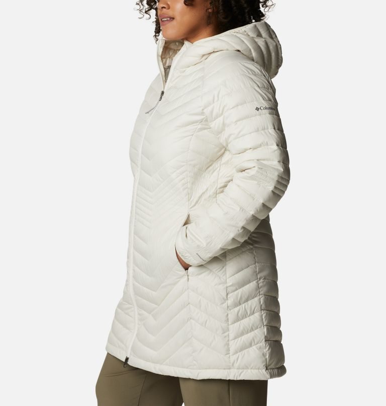 Women's Columbia Powder Lite Mid Jackets Cream | Plus Size CA-J58L0
